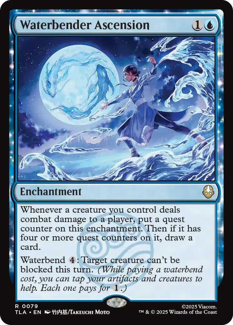 Image for Waterbender Ascension (79) (TLA) - Magic: The Gathering