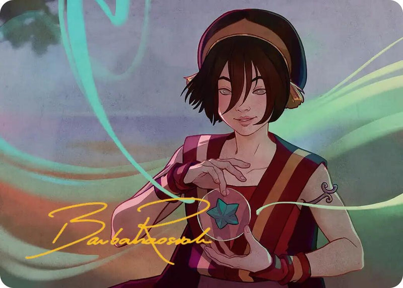 Image for Toph, the First Metalbender Art Card (Gold-Stamped Signature) (49) - Magic: The Gathering