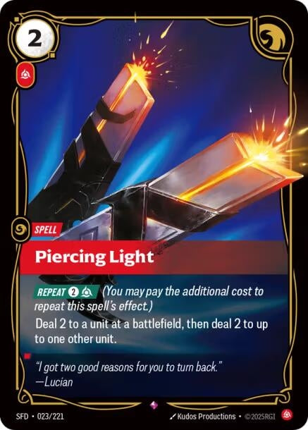 Image for Piercing Light (023/221) (SPF) - Riftbound: League of Legends Trading Card Game