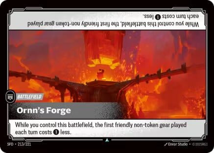 Image for Ornn's Forge (213/221) (SPF) - Riftbound: League of Legends Trading Card Game