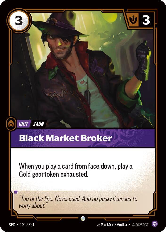 Black Market Broker (121/221) (SFD)
