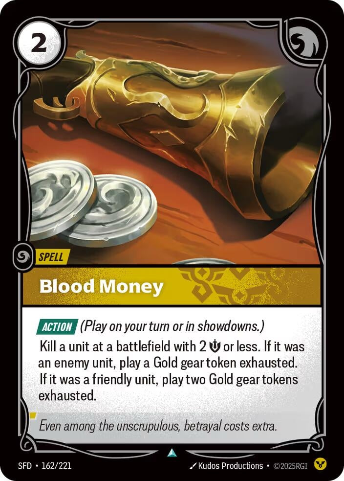 Image for Blood Money (162/221) (SPF) - Riftbound: League of Legends Trading Card Game