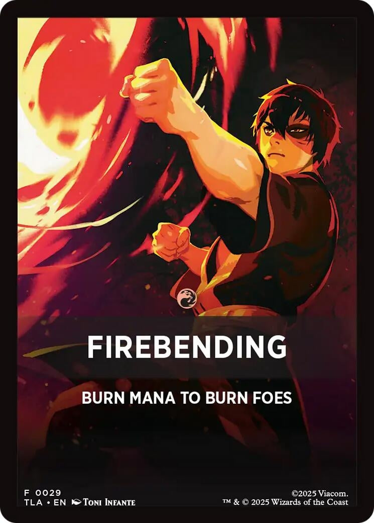 Image for Firebending Theme Card (0029) (29) - Magic: The Gathering