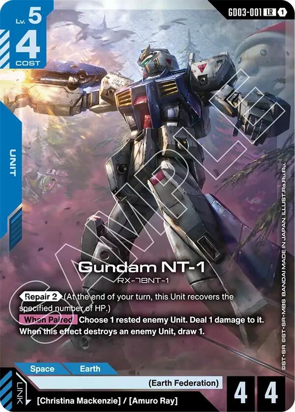 Image for Gundam NT-1 (GD03-001) (GD03) - Gundam Card Game