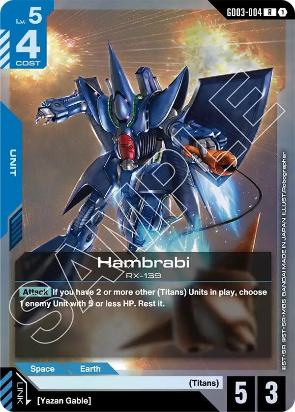 Image for Hambrabi (GD03-004) (GD03) - Gundam Card Game