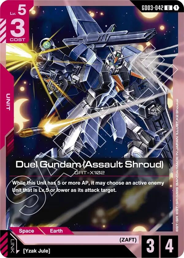 Image for Duel Gundam (Assault Shroud) (GD03-042) (GD03-042) (GD03) - Gundam Card Game