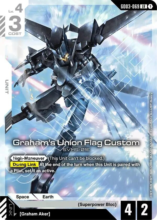 Image for Graham's Union Flag Custom (GD03-069) (GD03) - Gundam Card Game