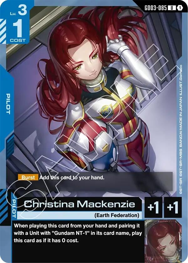 Image for Christina Mackenzie (GD03-085) (GD03) - Gundam Card Game