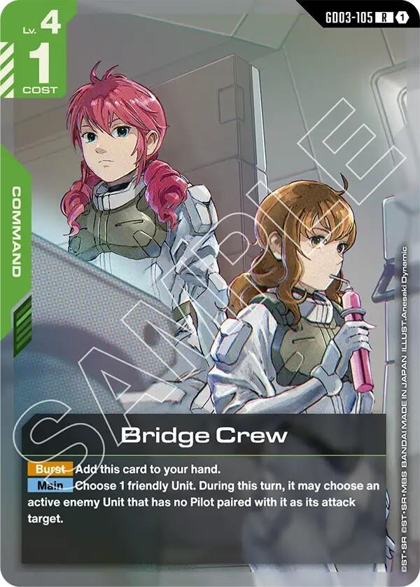 Image for Bridge Crew (GD03-105) (GD03) - Gundam Card Game