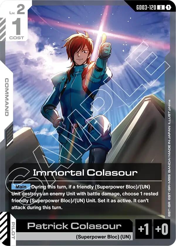 Image for Immortal Colasour (GD03-120) (GD03) - Gundam Card Game