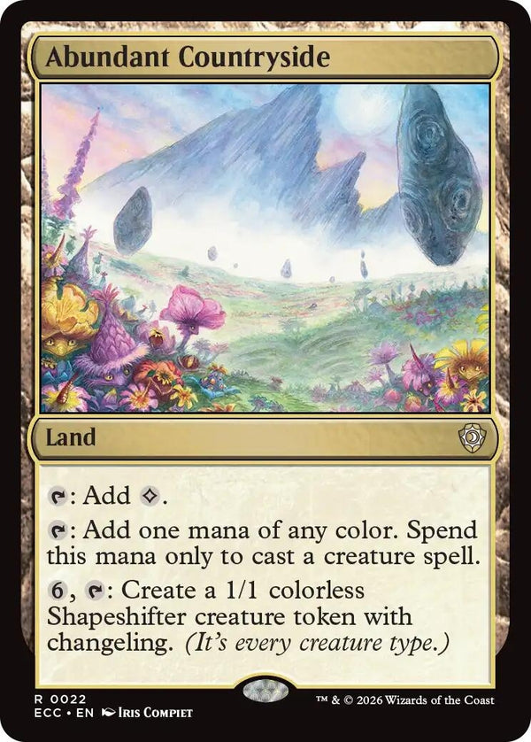 Image for Abundant Countryside (22) (ECC) - Magic: The Gathering