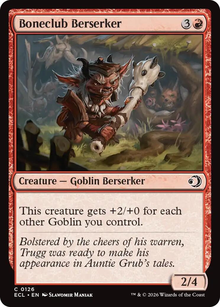 Image for Boneclub Berserker (ECL) - Magic: The Gathering