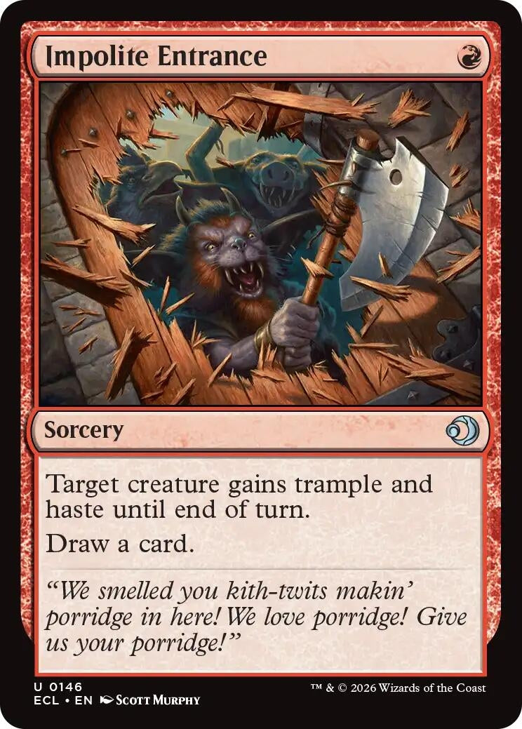 Image for Impolite Entrance (ECL) - Magic: The Gathering
