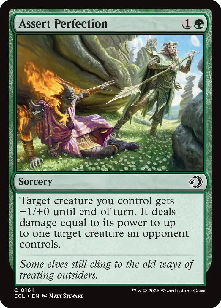 Image for Assert Perfection (ECL) - Magic: The Gathering
