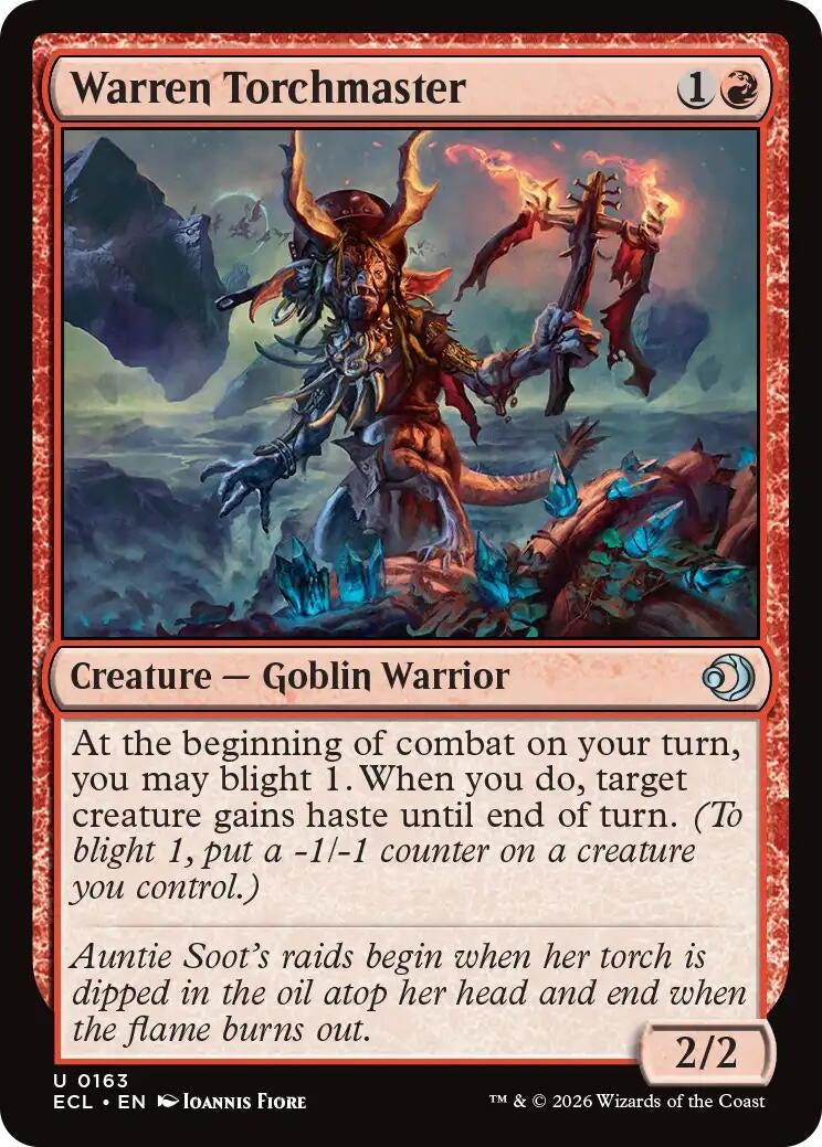 Image for Warren Torchmaster (ECL) - Magic: The Gathering