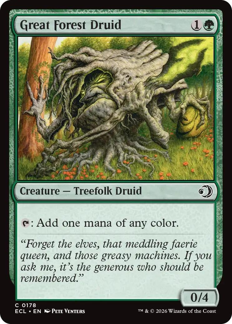 Image for Great Forest Druid (ECL) - Magic: The Gathering
