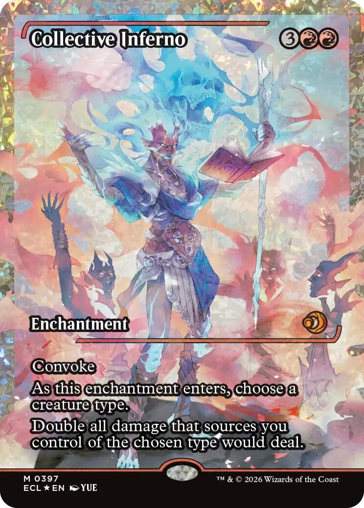 Image for Collective Inferno (Showcase) (Fracture Foil) (ECL) - Magic: The Gathering