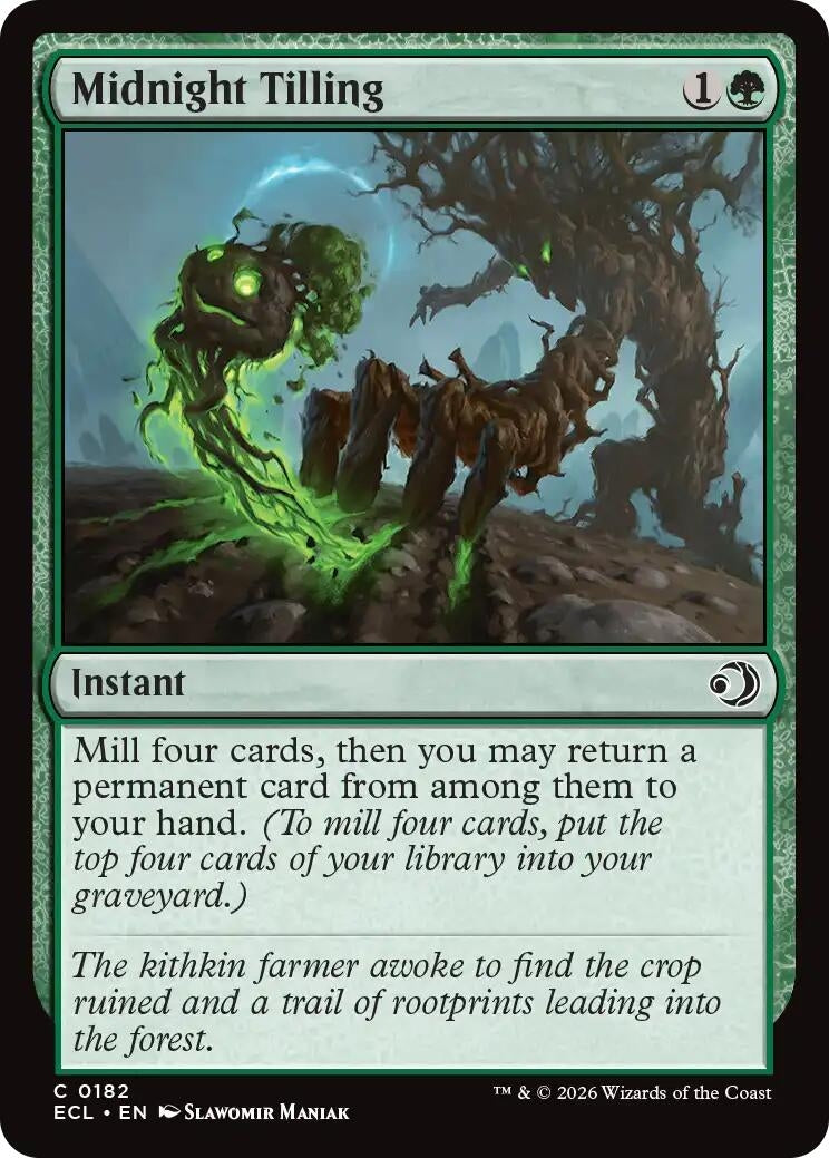 Image for Midnight Tilling (ECL) - Magic: The Gathering