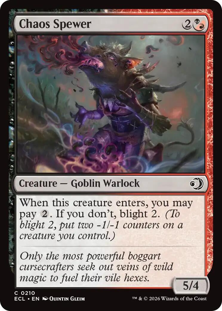 Image for Chaos Spewer (ECL) - Magic: The Gathering