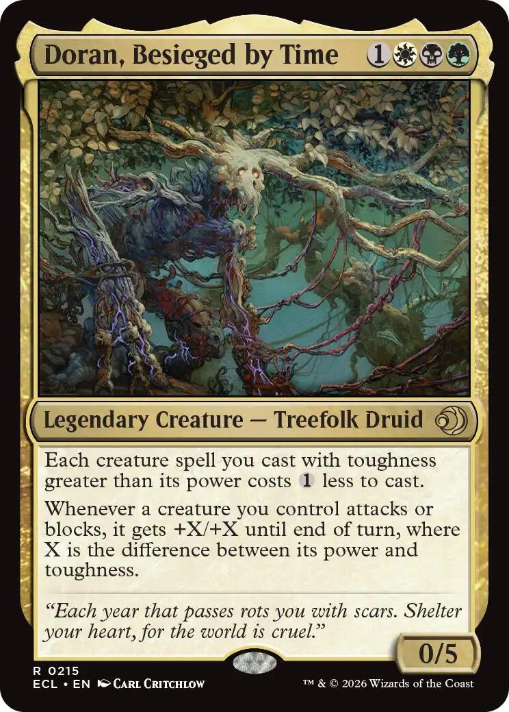 Image for Doran, Besieged by Time (ECL) - Magic: The Gathering