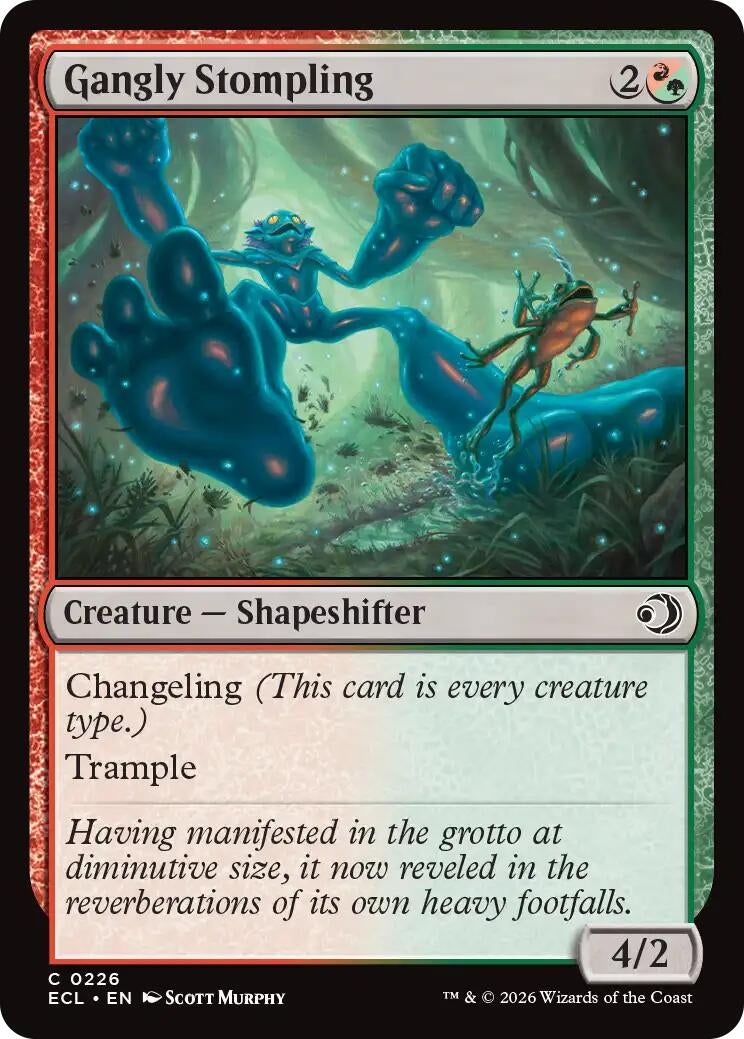 Image for Gangly Stompling (ECL) - Magic: The Gathering
