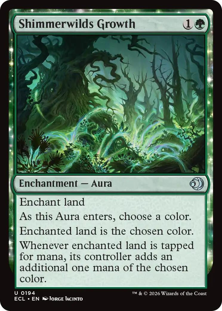 Image for Shimmerwilds Growth (ECL) - Magic: The Gathering