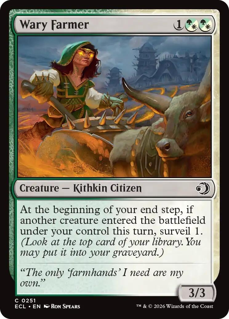 Image for Wary Farmer (ECL) - Magic: The Gathering