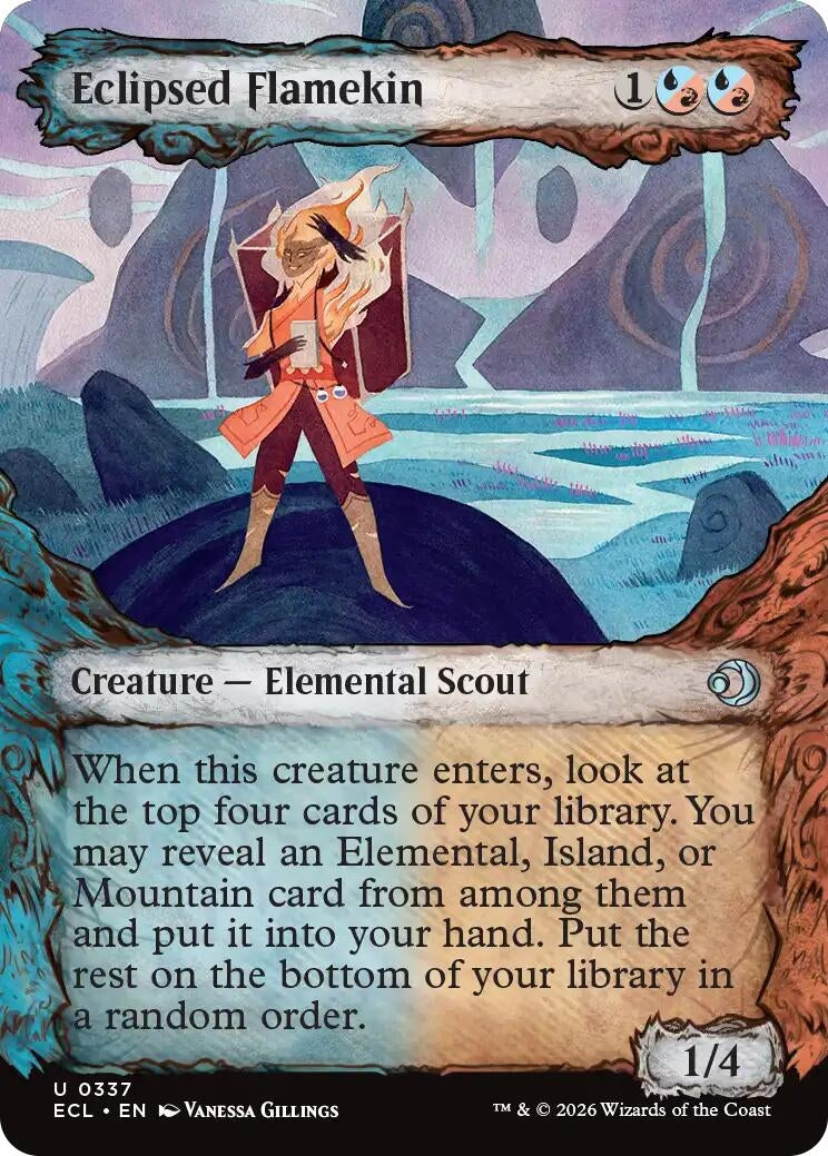 Image for Eclipsed Flamekin (Showcase) (ECL) - Magic: The Gathering