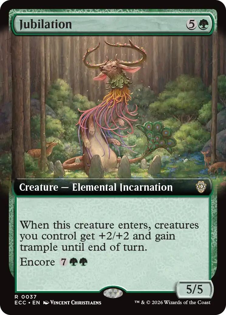 Image for Jubilation (Extended Art) (ECC) - Magic: The Gathering