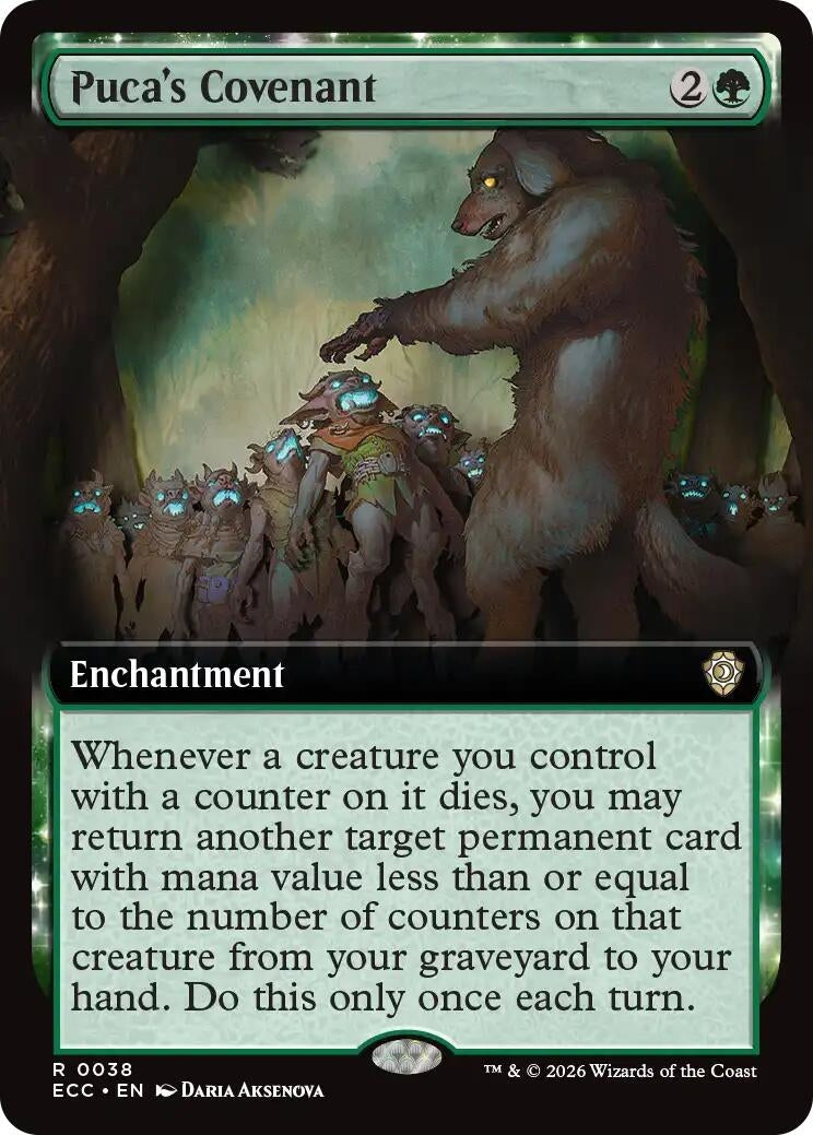 Image for Puca's Covenant (Extended Art) (ECC) - Magic: The Gathering