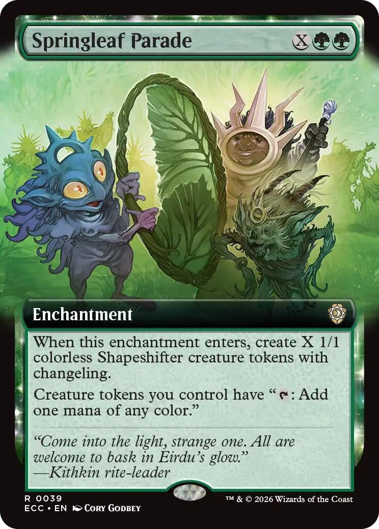 Image for Springleaf Parade (Extended Art) (ECC) - Magic: The Gathering