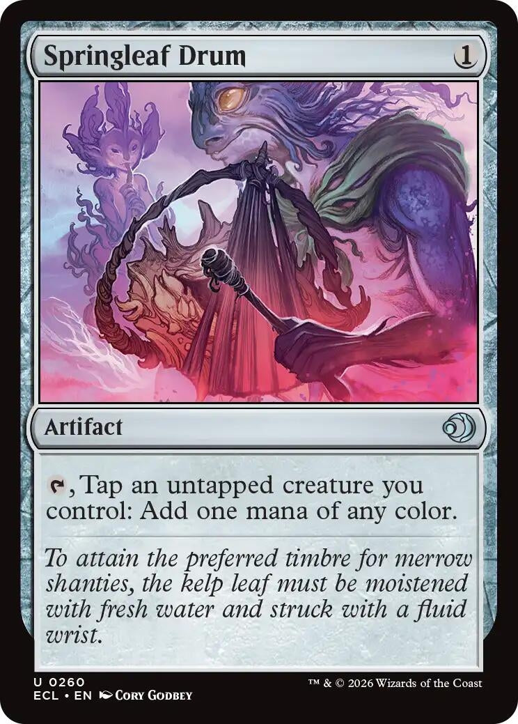 Image for Springleaf Drum (ECL) - Magic: The Gathering