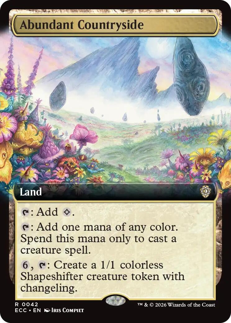 Image for Abundant Countryside (Extended Art) (ECC) - Magic: The Gathering