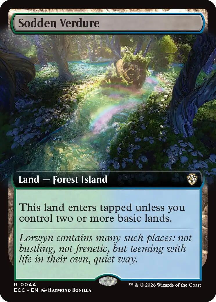Image for Sodden Verdure (Extended Art) (ECC) - Magic: The Gathering