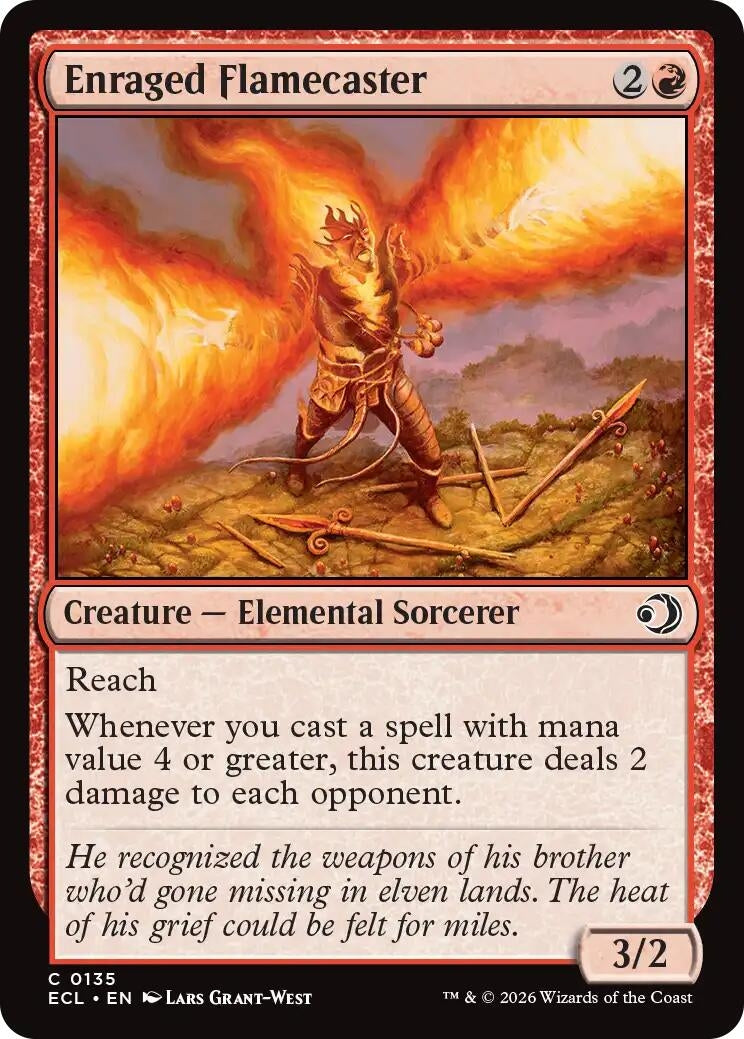 Enraged Flamecaster (135) (ECL)