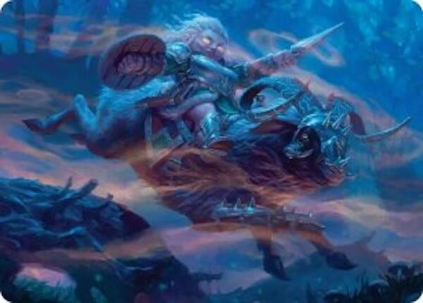 Bristlebane Outrider Art Card (18)