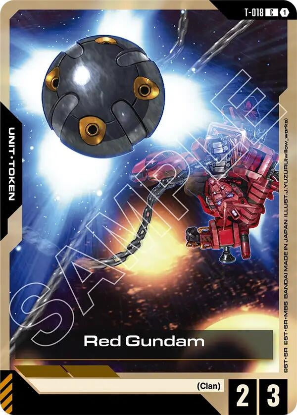 Image for Red Gundam (T-018) (T-018) (GD03) - Gundam Card Game