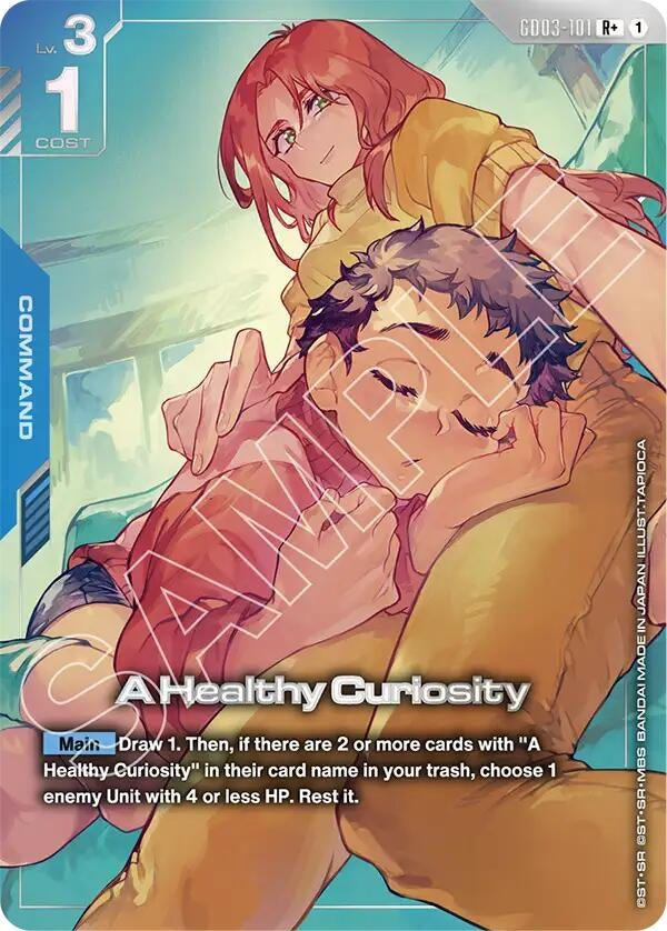 Image for A Healthy Curiosity (R+) (GD03-101) (GD03) - Gundam Card Game