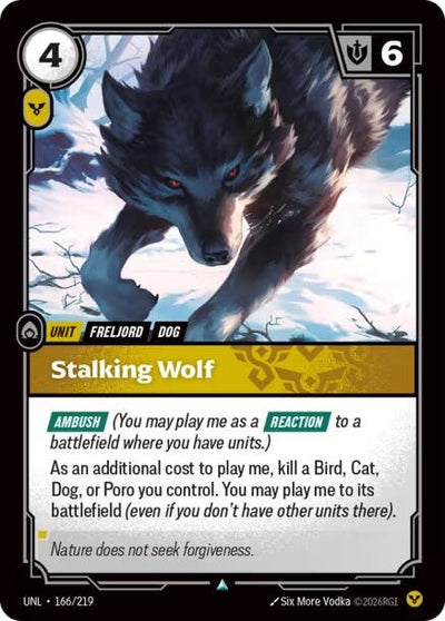Stalking Wolf (166/219) (UNL)