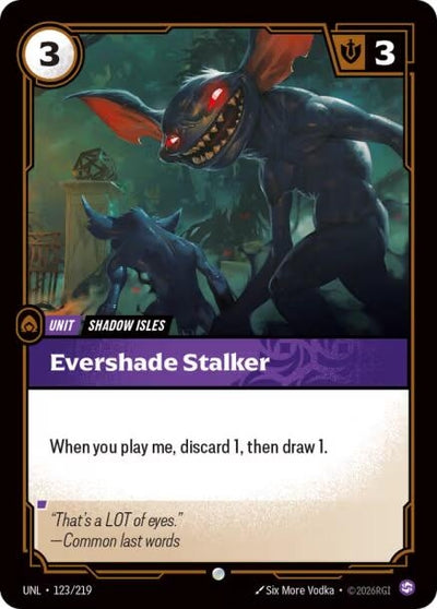 Evershade Stalker (123/219) (UNL)