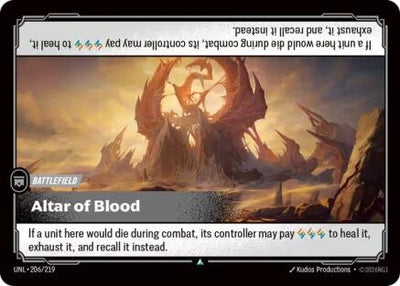 Altar of Blood (206/219) (UNL)