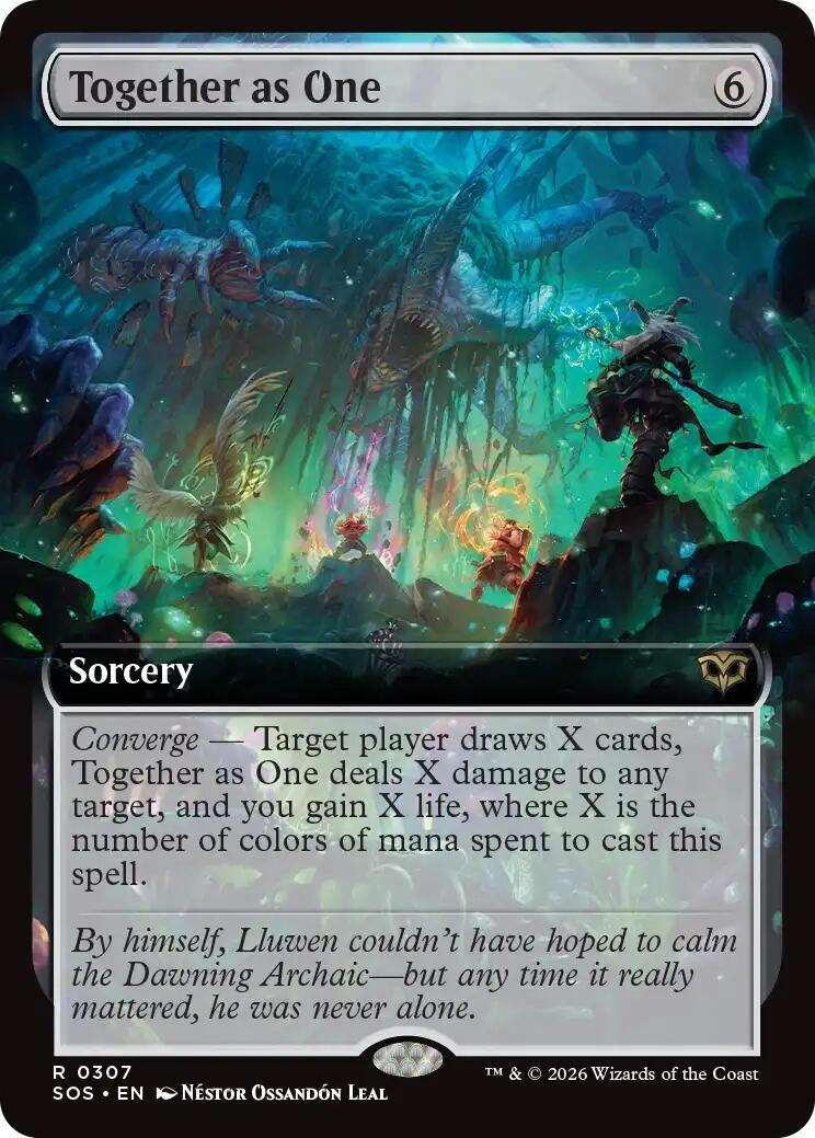 Image for Together as One (Extended Art) (307) (SOS) - Magic: The Gathering