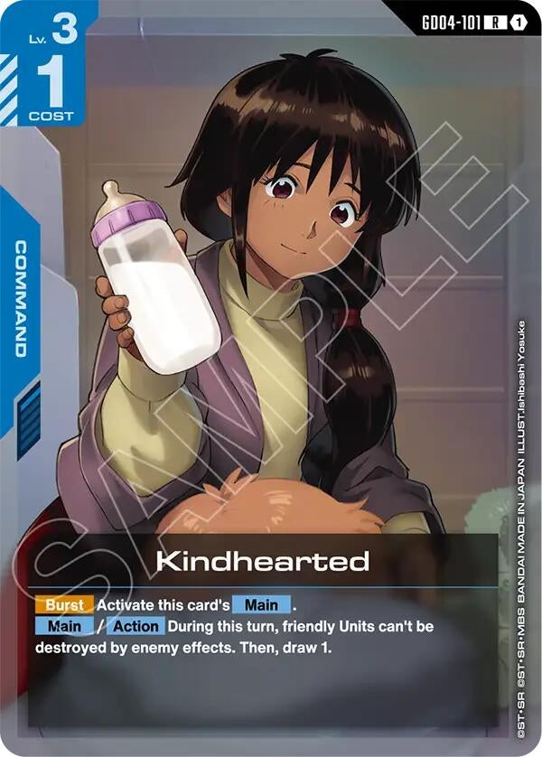Image for Kindhearted (GD04-101) (GD04) - Gundam Card Game