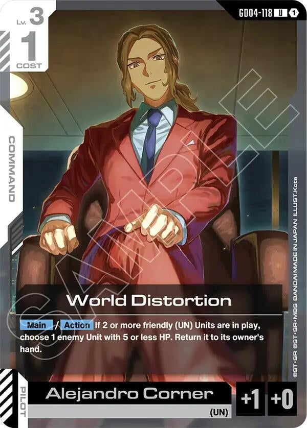 Image for World Distortion (GD04-118) (GD04) - Gundam Card Game