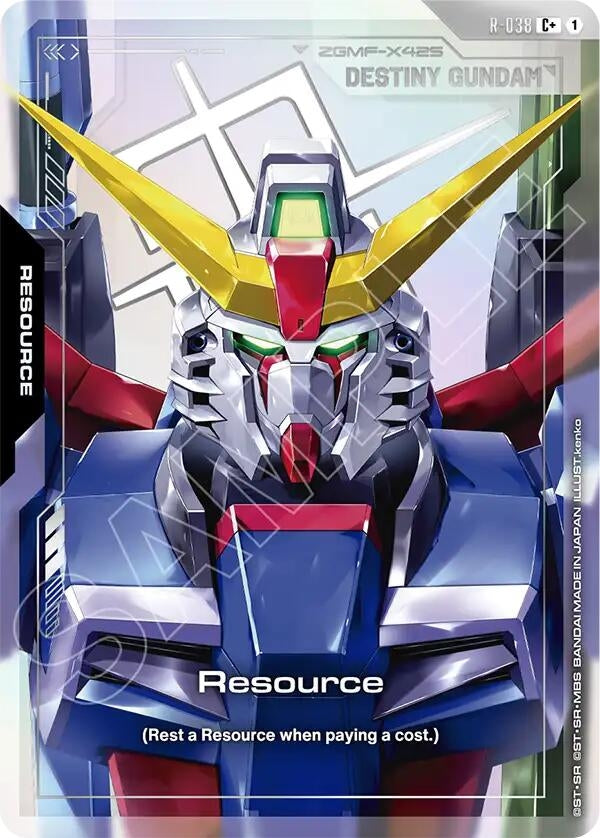 Image for Resource (R-038) (C+) (R-038) (GD04) - Gundam Card Game