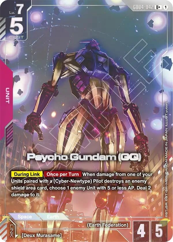 Image for Psycho Gundam (GQ) (U+) (GD04-042) (GD04) - Gundam Card Game