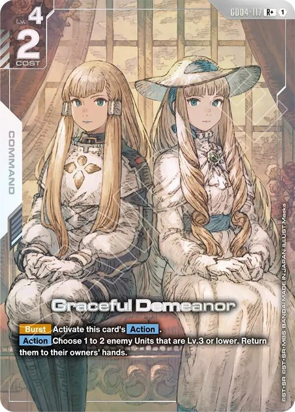 Image for Graceful Demeanor (R+) (GD04-117) (GD04) - Gundam Card Game