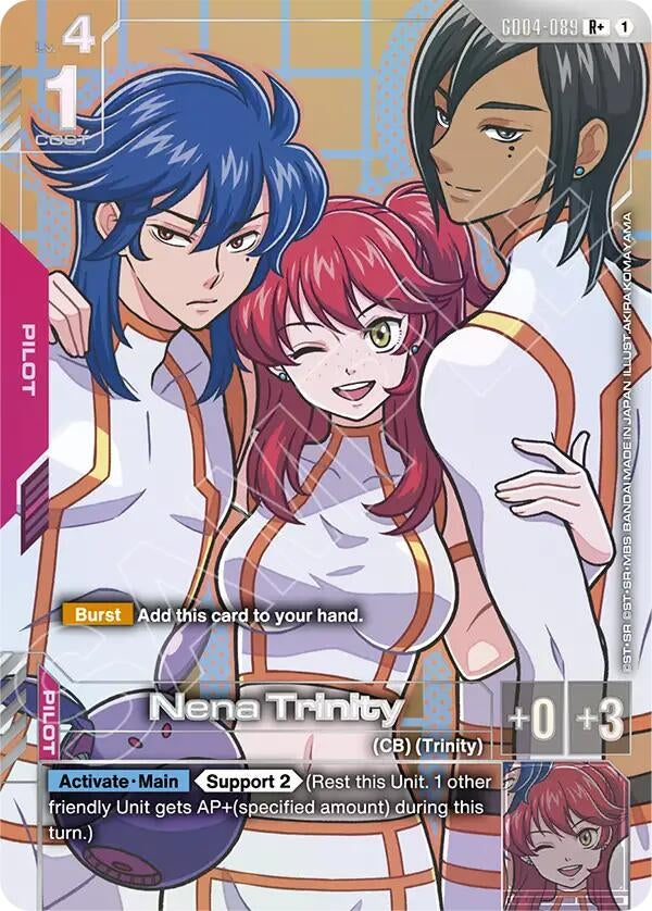 Image for Nena Trinity (R+) (GD04-089) (GD04) - Gundam Card Game