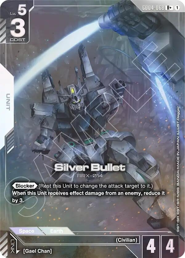 Image for Silver Bullet (R+) (GD04-068) (GD04) - Gundam Card Game