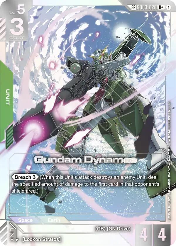 Image for Gundam Dynames (SP) (U+) (GD03-026) (GD04) - Gundam Card Game